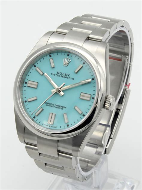 mens rolex blue dial|rolex with tiffany blue dial.